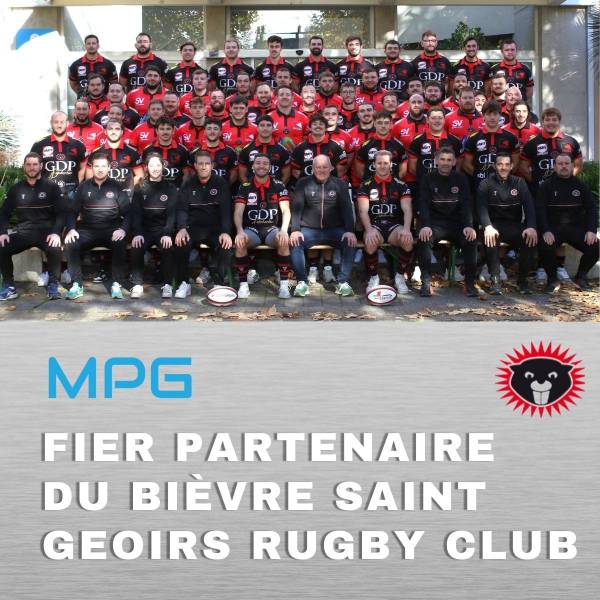 MPG Mécanique de Précision Gondrand, partenaire du Bièvre Rugby